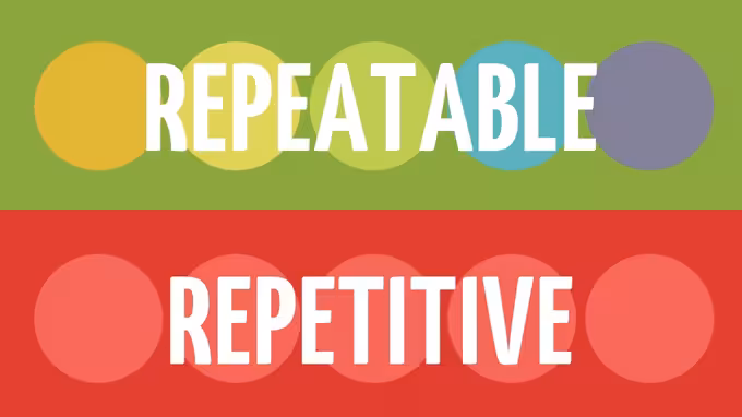 repeatable-vs-repetitive