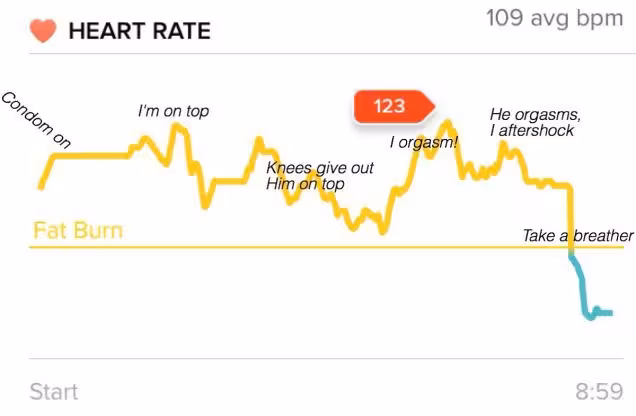 How Fitbit sees your sex moves…