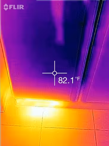 Fridge thermal picture