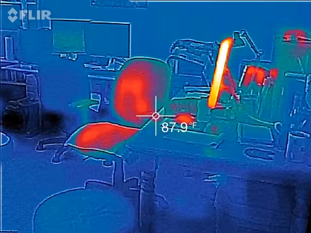 Heat camera image