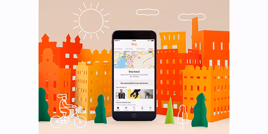 Etsy’s updated mobile app lets you locate local artisans on-the-go
