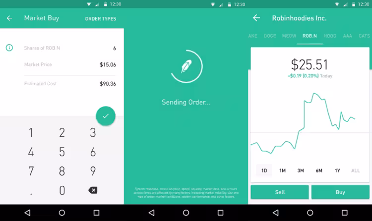 Robinhood-screens