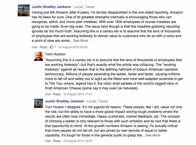 An entirely reasonable comment from a not biased Amazon employee
