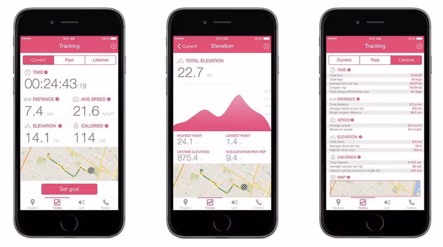 SmartHalo's companion app