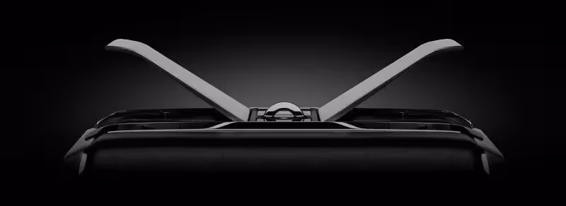 Gull-wing doors open to reveal the phone's nanoSIM and microSD cards