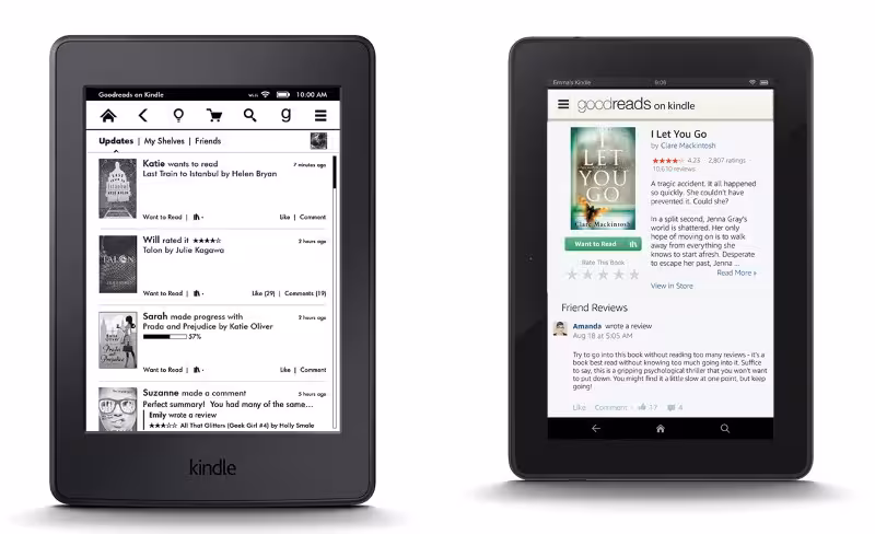 Kindle and Fire tablet users can now share what they're reading and see titles their friends are into