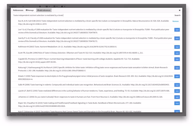 Lens Writer lets you look up CrossRef to quickly cite references