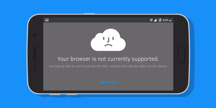 Find My iPhone doesn’t work on an Android device