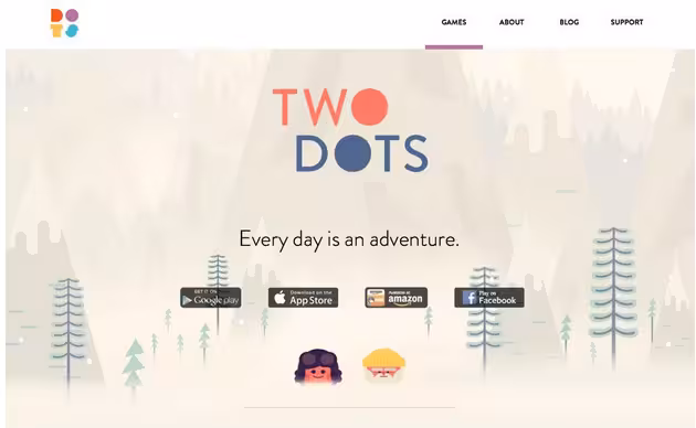 Two dots game story