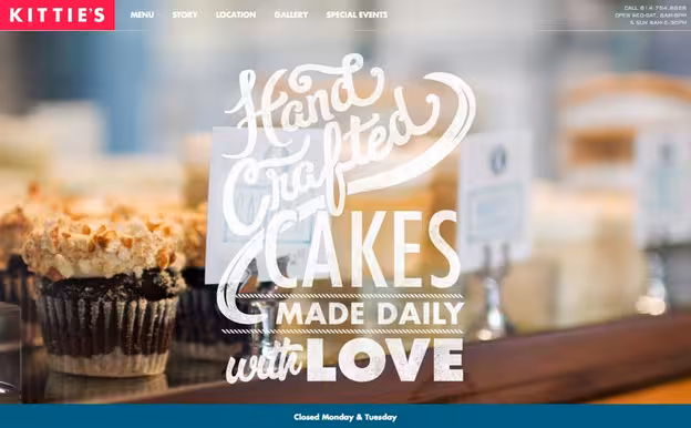 Hand Crafted Cakes website