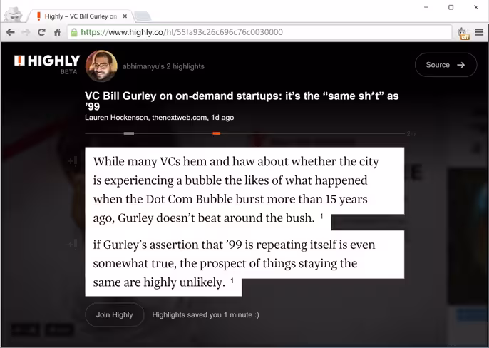 This is what an article summarized with Highly looks like