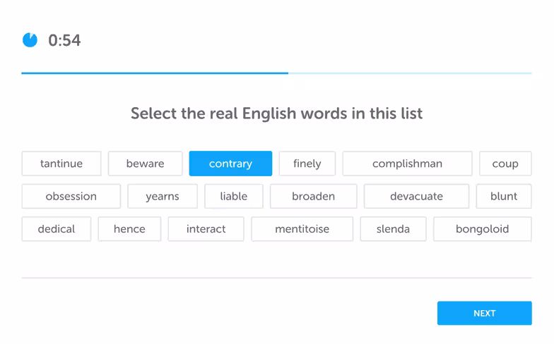 duolingo quick test