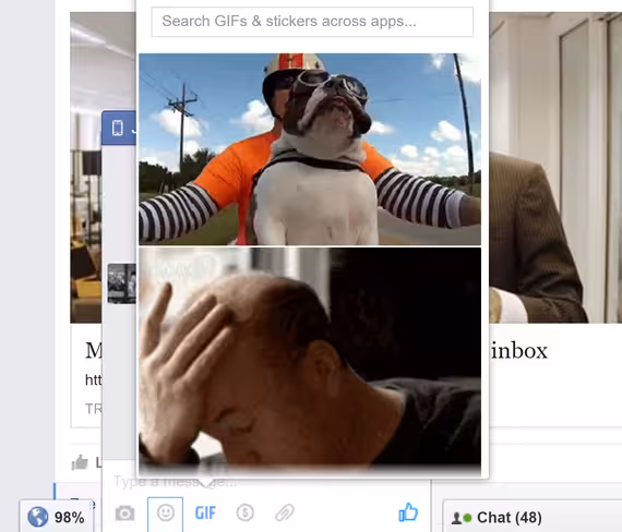 Facebook messenger new chat UI 2