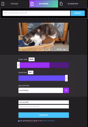GIF maker Giphy