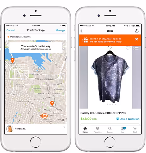 Etsy ASAP brings same-day delivery of hand-made treasures to NYC