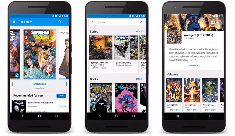 Comic series now have their volumes, issues and other editions sorted on curated pages