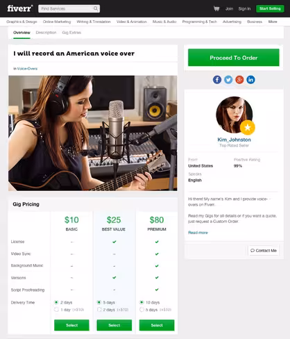 Fiverr will soon allow sellers to set their own rates and bundle their services