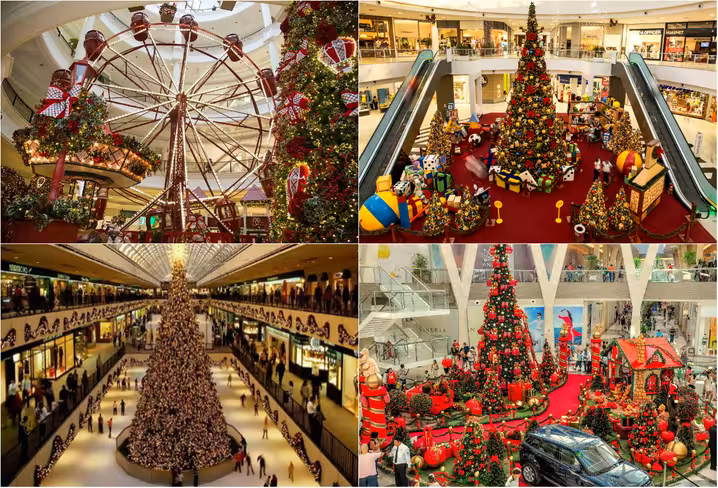 Christmas mall decoration