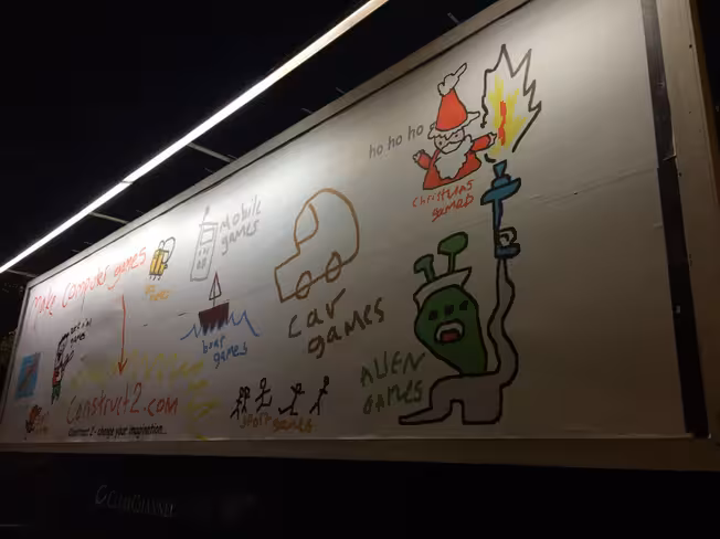Microsoft Paint billboard