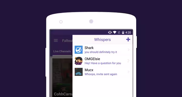 Whispers is now available to all users on Android