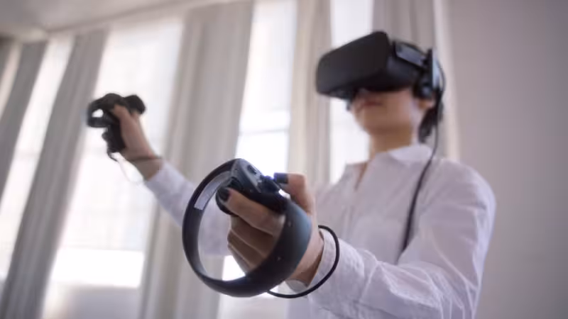 Oculus says its Touch controllers offer a more intuitive and immersive VR experience