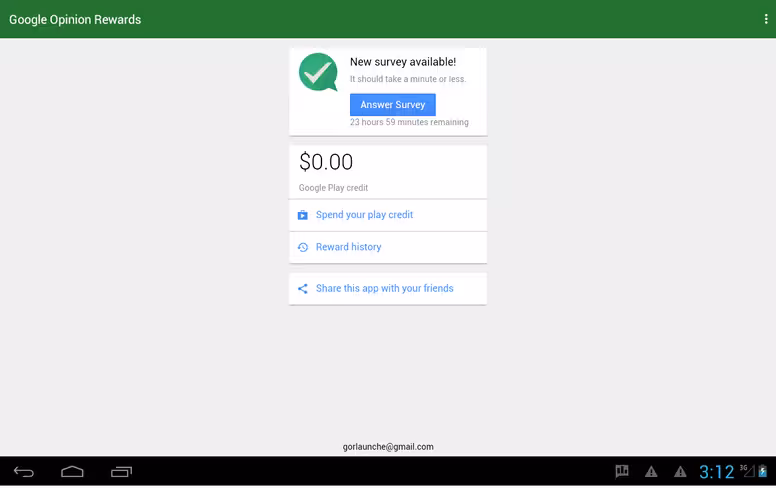 Google Opinion Rewards