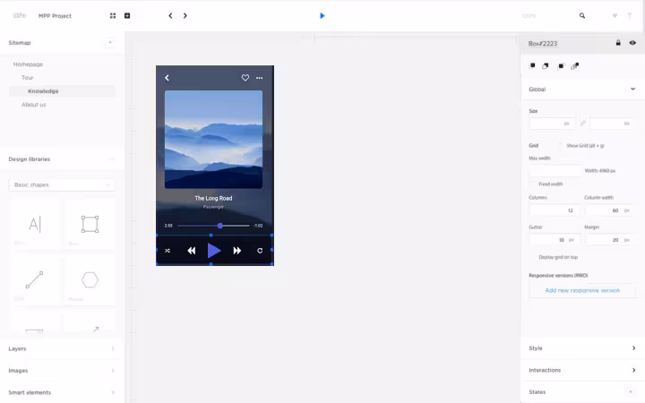UXpin high-fi