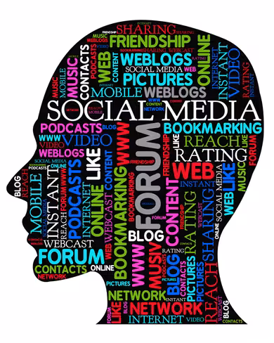 profile, head, social media, content marketing