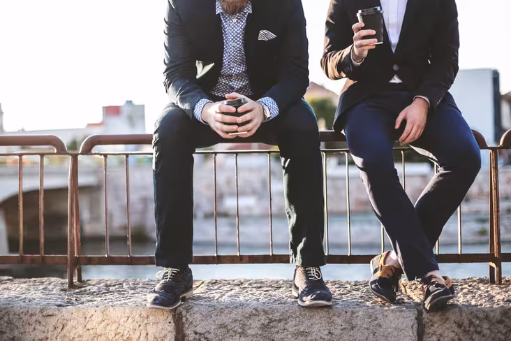 millennials guys relaxed