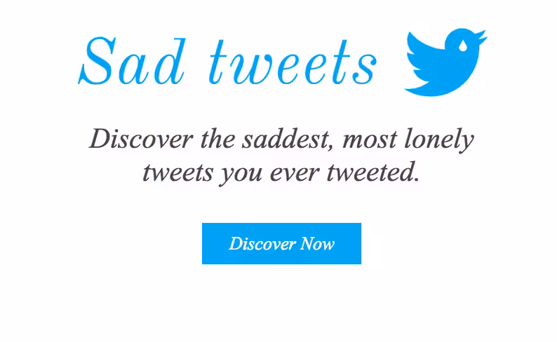 Sad Tweets