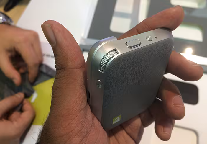 The Cam Plus module adds useful buttons to the G5 that make it easier to shoot photos and video