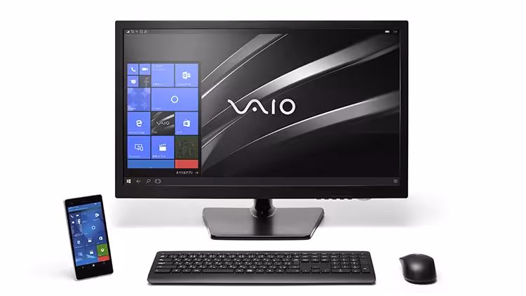The Vaio Phone Biz supports Continuum mode