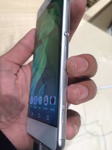 The XA's power button has a distinctive look