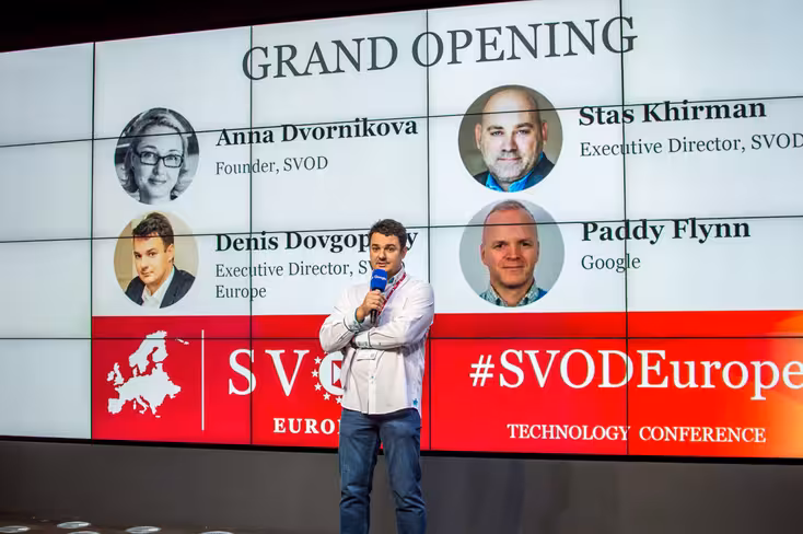 Denis Dovgopoliy, SVOD Europe's executive director and the founder of Ukrainian business accelerator GrowthUP