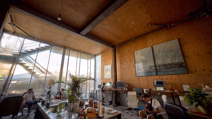The 8tracks loft in San Francisco