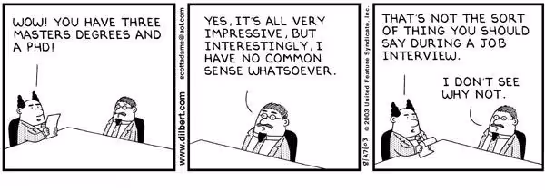 Dilbert-Lacks-All-Common-Sense-On-A-Job-Interview