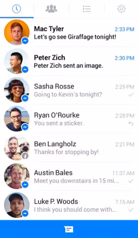 Messenger old facebook