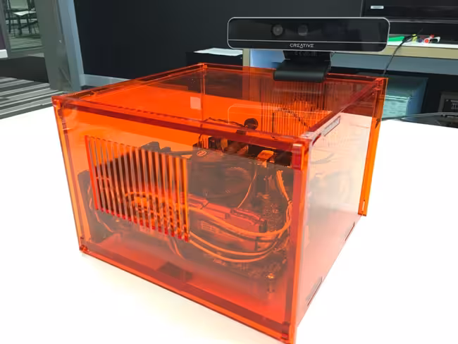The second-generation experimental Perceptive Radio hardware.