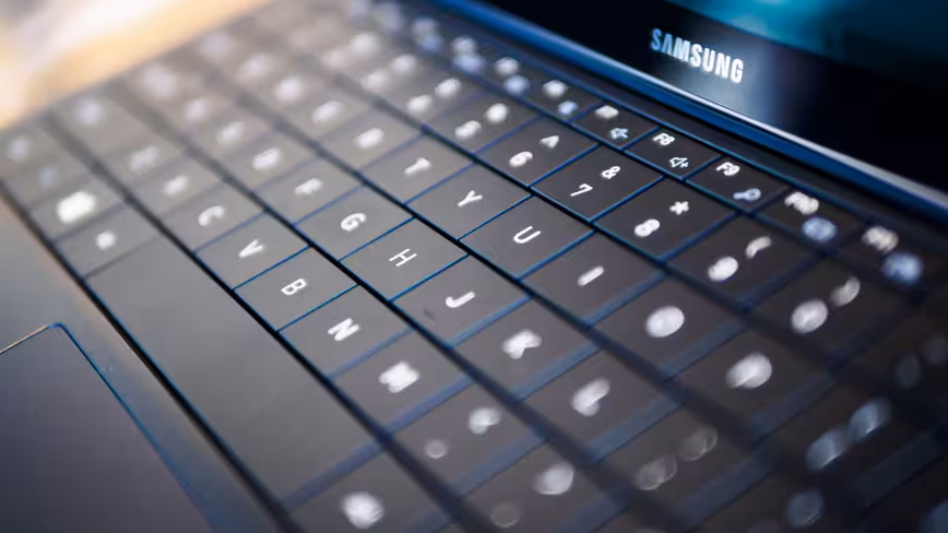 At 1.4mm of travel, the keyboard is a surprisingly pleasant typing experience for a tablet.