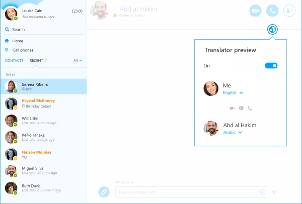 Skype for Windows desktop