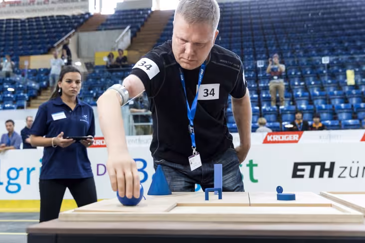 ETH Cybathlon rehearsal at the Swiss Arena in Kloten, Switzerland, July 14th 2015. (ETH/Alessandro Della Bella)