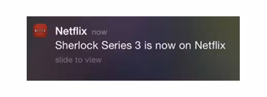 netflix push notifications