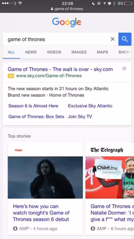 AMP supported article