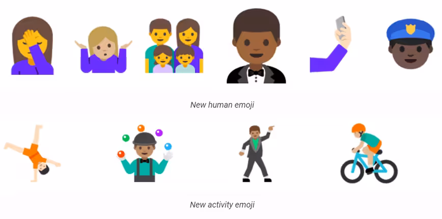 Android N New Emoji