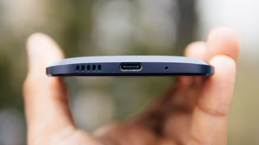 The dual-speaker setup means sound isn't muffled when you're holding the phone with one hand.