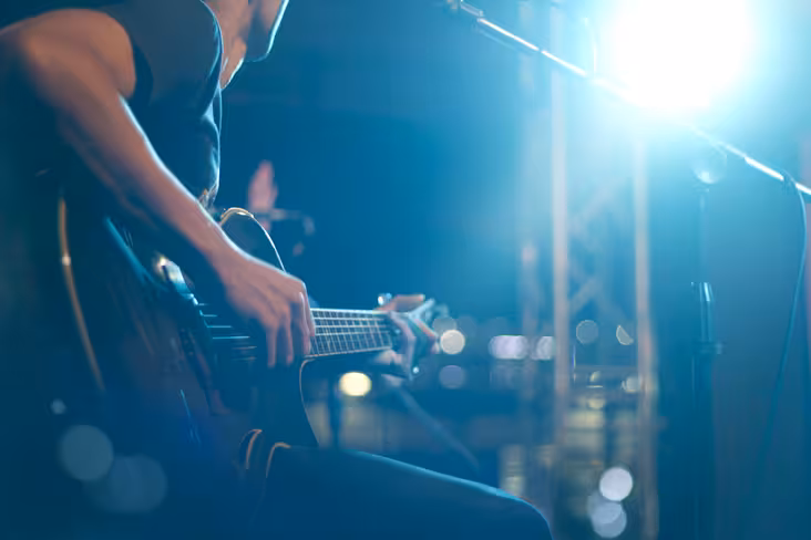 hobby, guitar, music