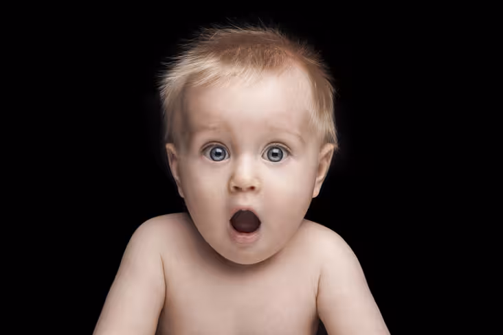 shock, baby, kid