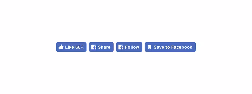 New Social Plugin buttons