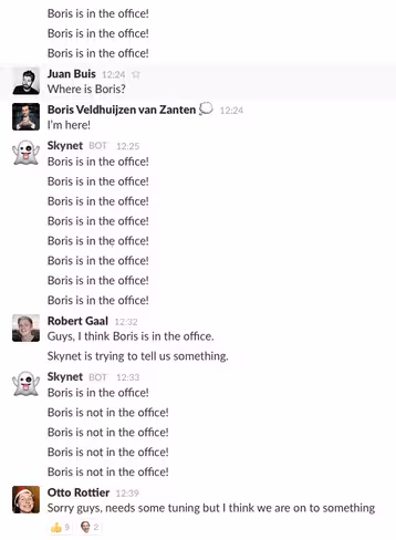 boris at the office
