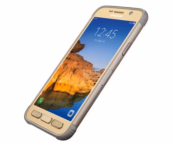 The Galaxy S7 active features a large 4,000mAh battery and a shatter-resistant screen